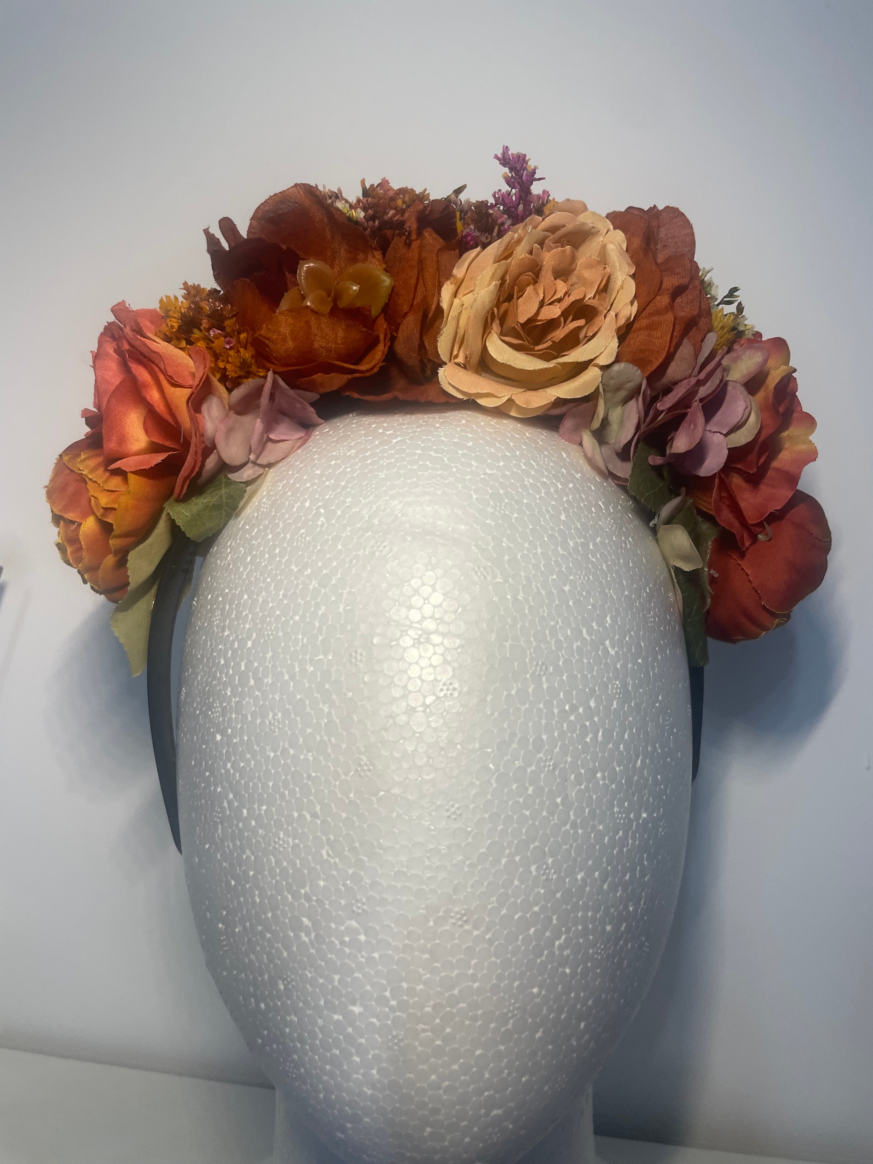 autumn brown colours headband