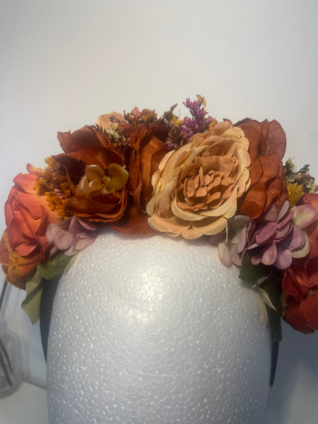 autumn brown colours headband