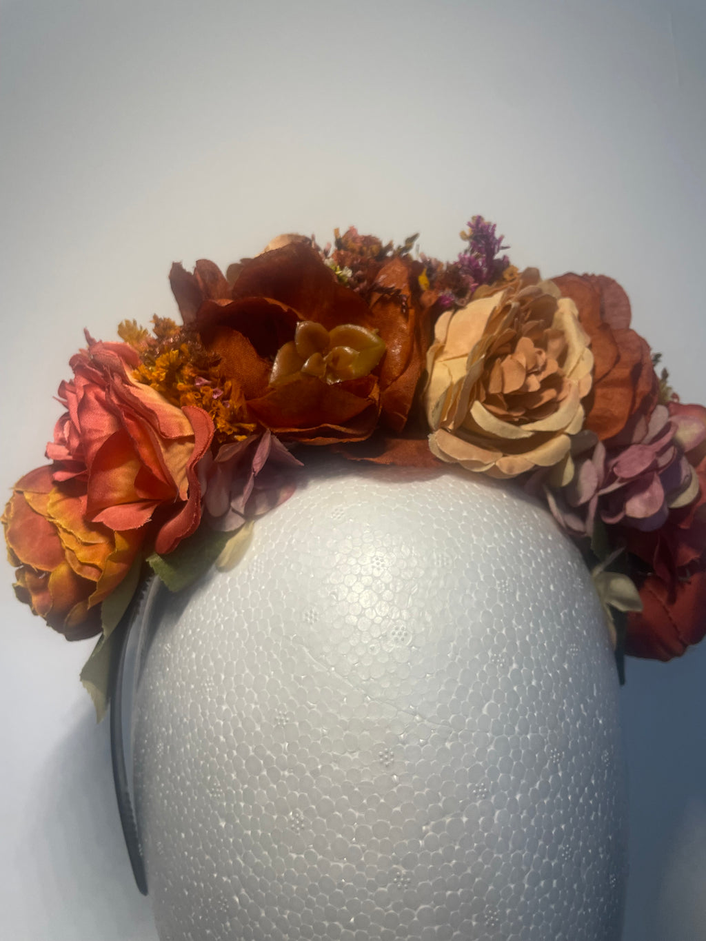 autumn brown colours headband