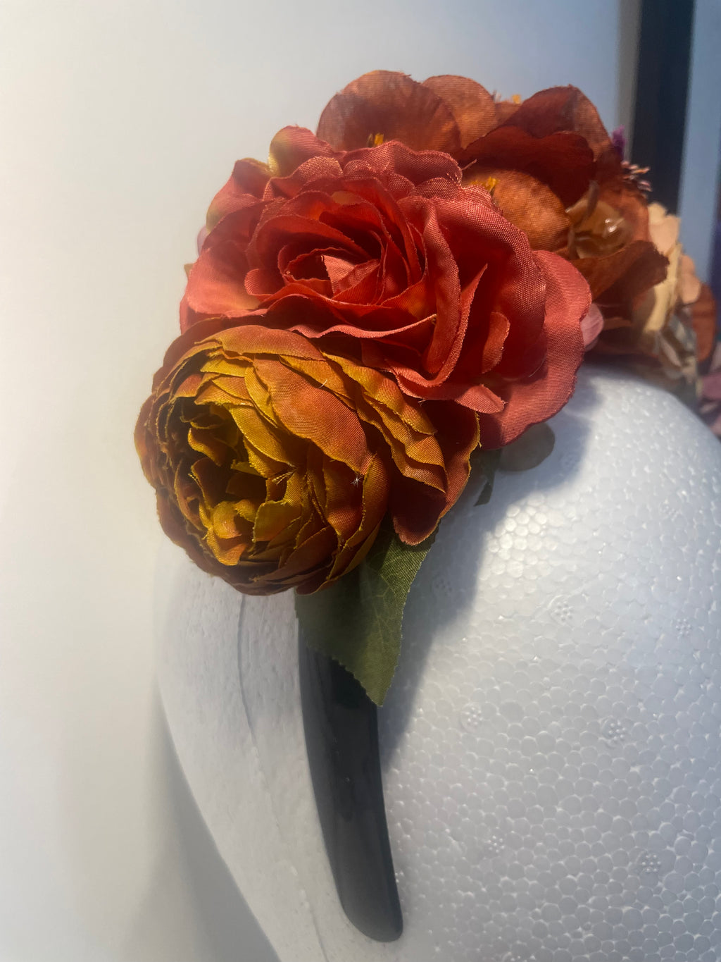 autumn brown colours headband